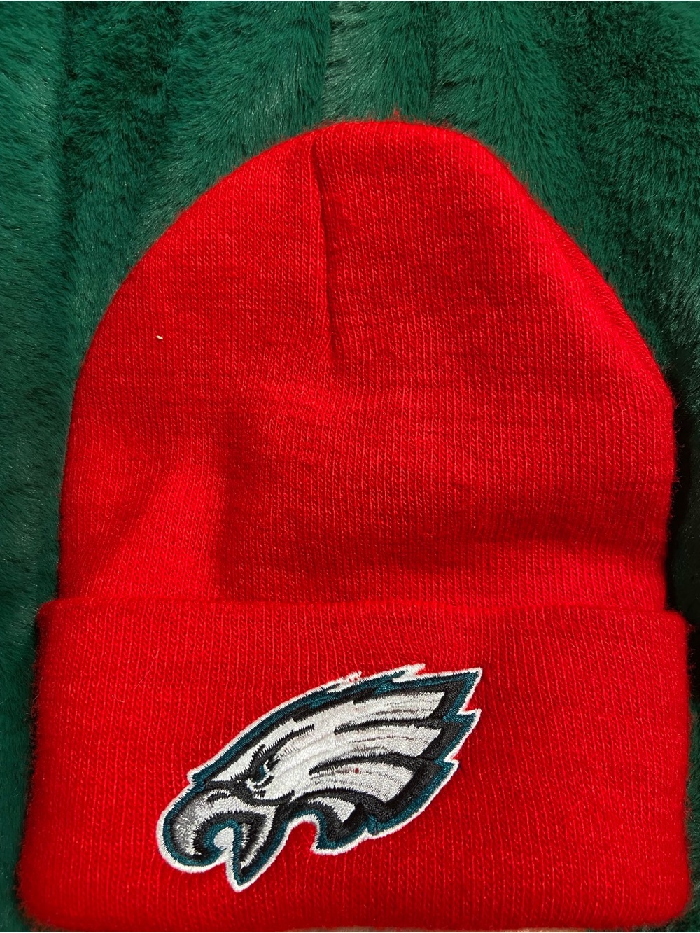 Rare Philadelphia Eagles Red Beanie